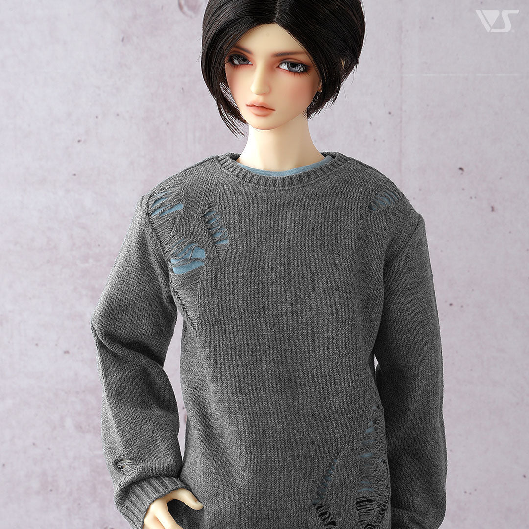 Damage Oversize Knit (Ash) - Image 3