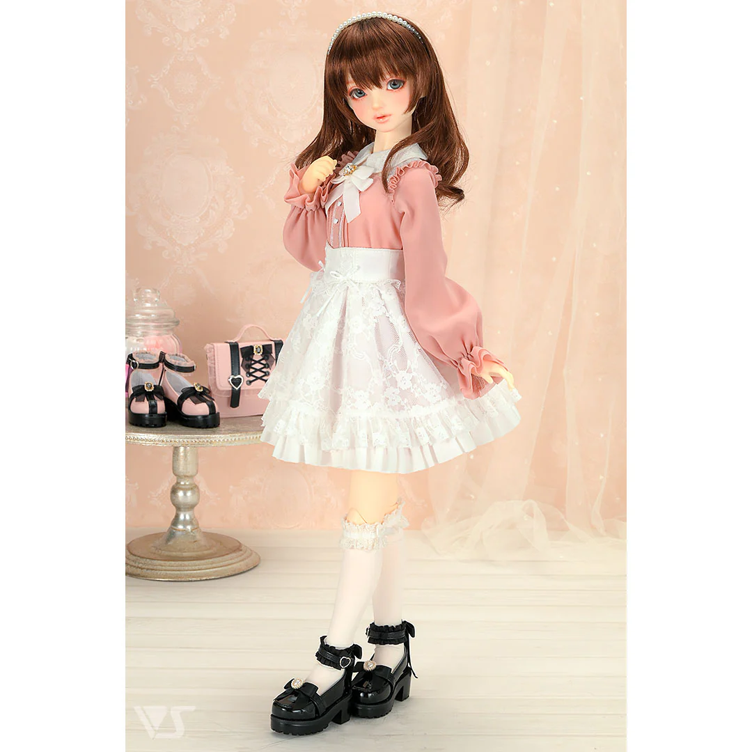 Dolly Parfait Coord Set (White x Pink) - Image 2