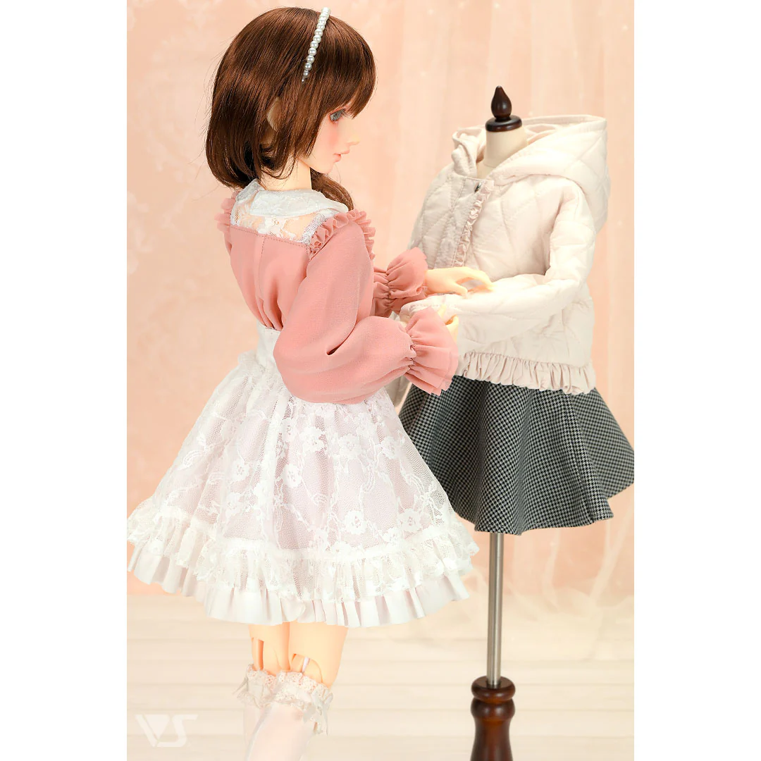 Dolly Parfait Coord Set (White x Pink) - Image 5