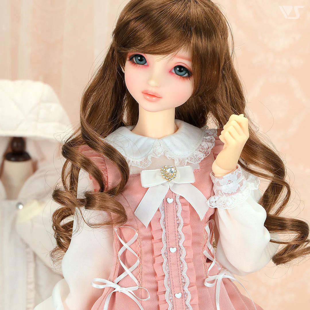 Dolly Parfait Coord Shorts Set (White x Pink)