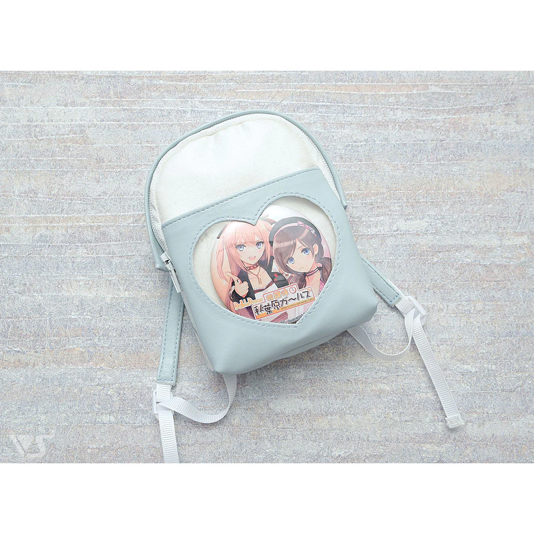 Heart Transparent Ita-Bag (Pale Blue) - Image 2