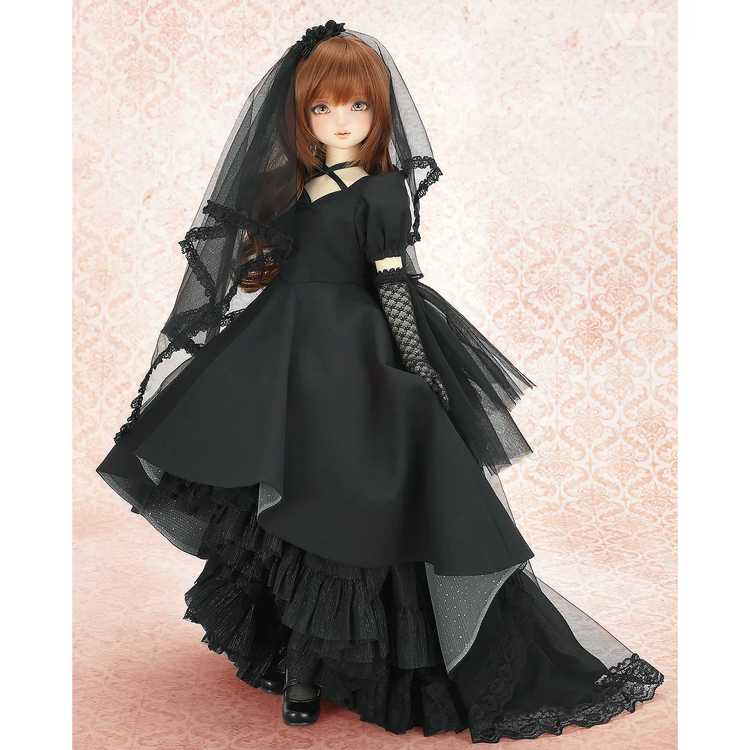Dress Up Veil (Black / Tulle) - Image 7