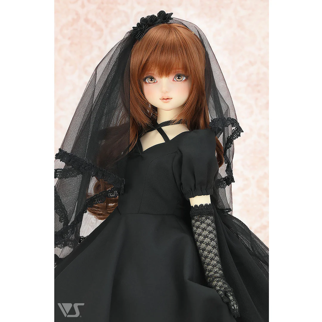 Dress Up Veil (Black / Tulle) - Image 8