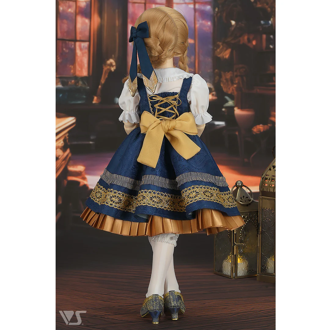 Etoile Pinafore Dress Set / Mini (Navy) - Image 3