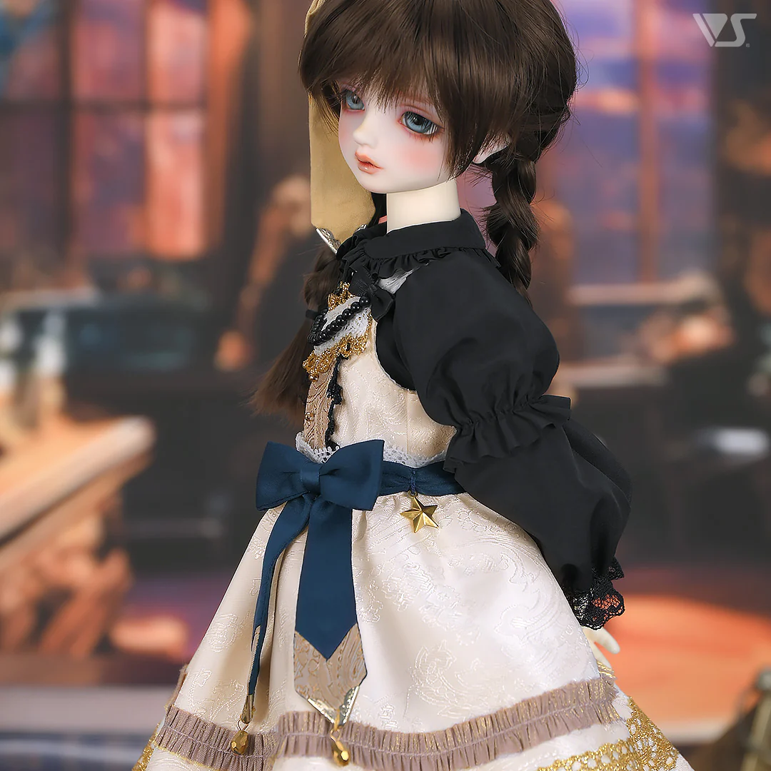 Etoile Pinafore Dress Set / Mini (White) - Image 3