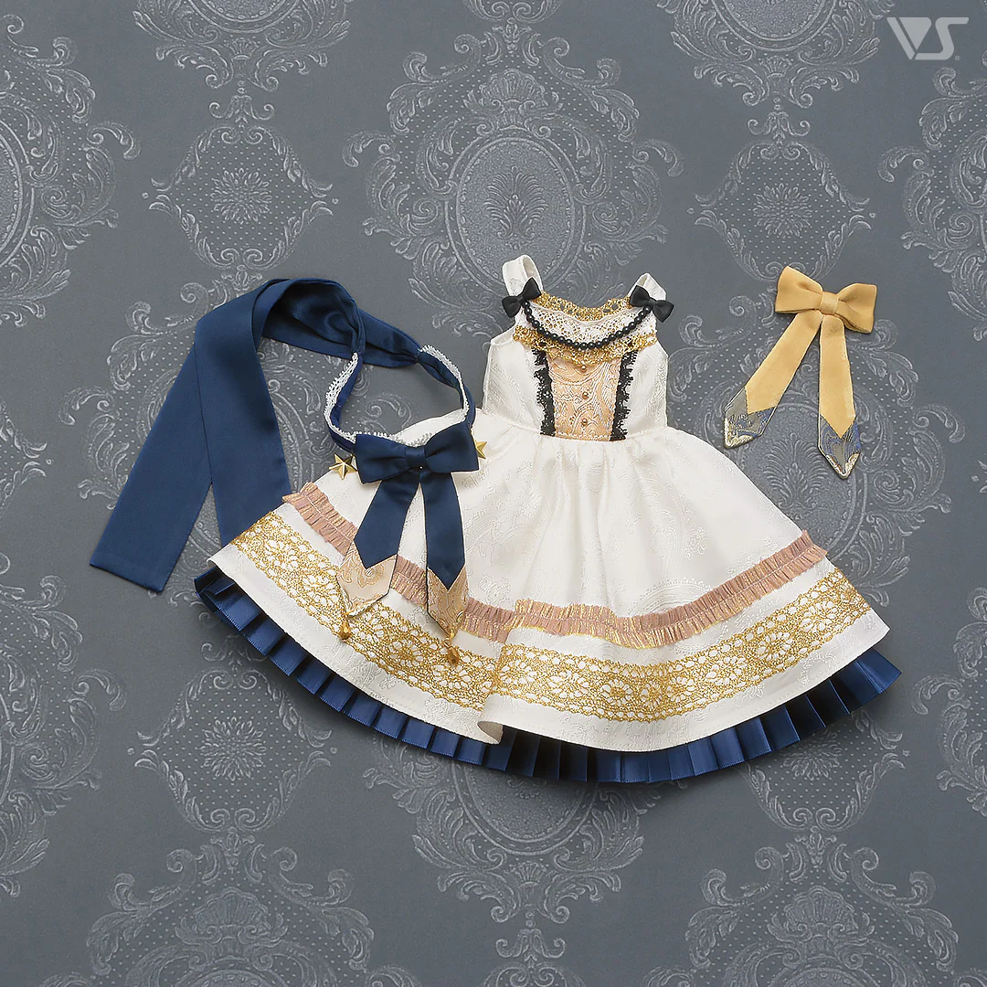 Etoile Pinafore Dress Set / Mini (White) - Image 5
