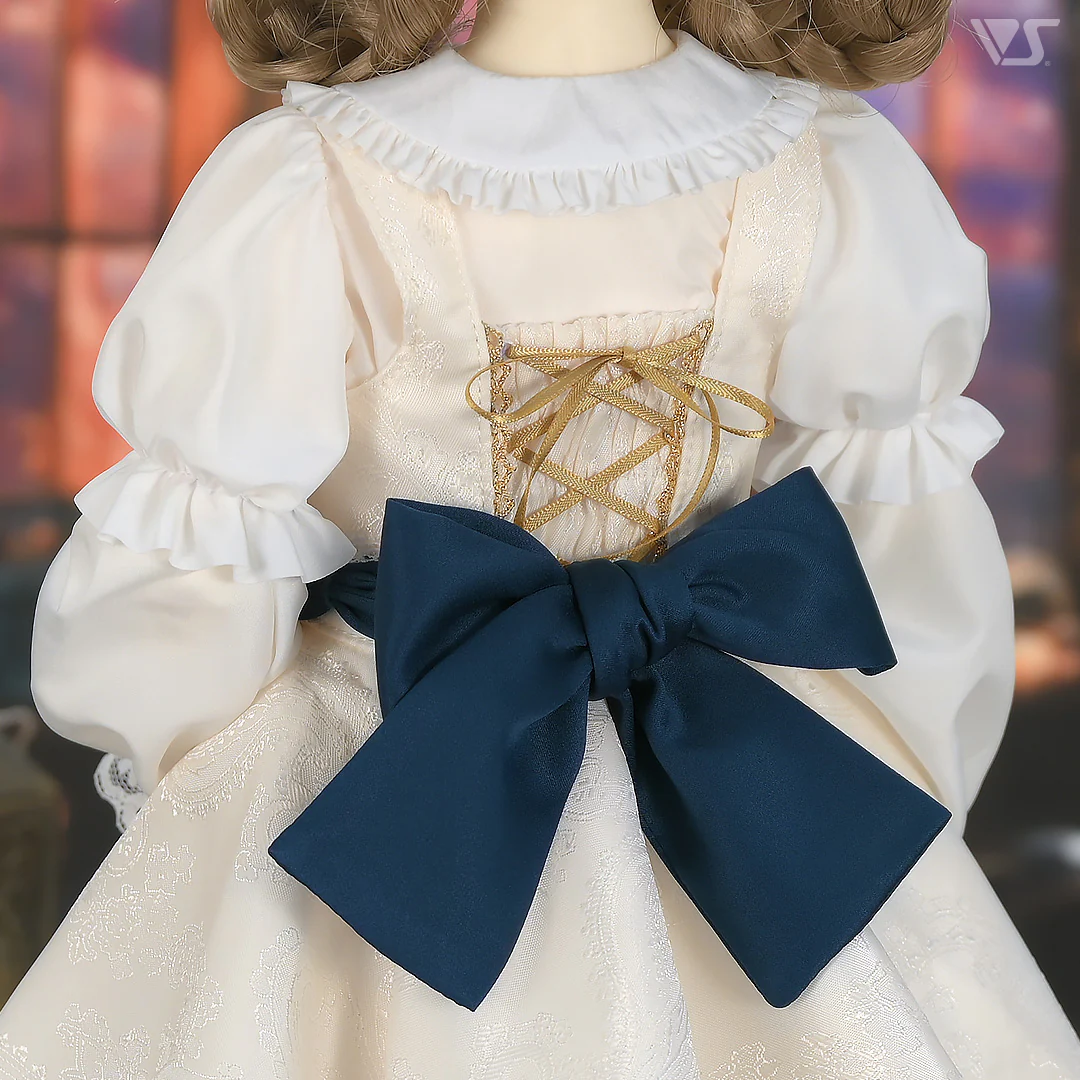 Etoile Pinafore Dress Set (White) - Image 5