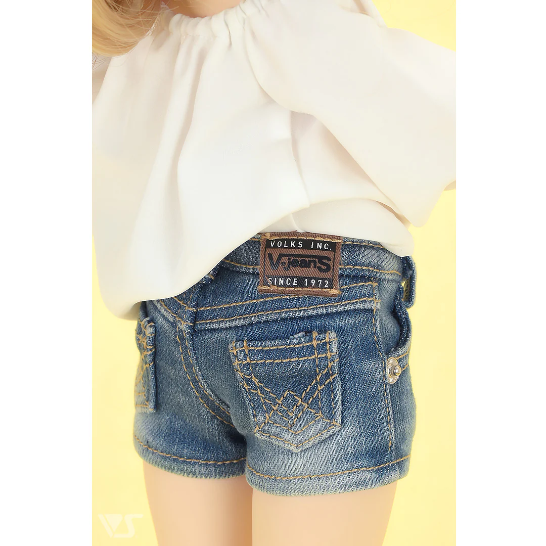 004 Jean Shorts / Mini (Blue) - Image 4