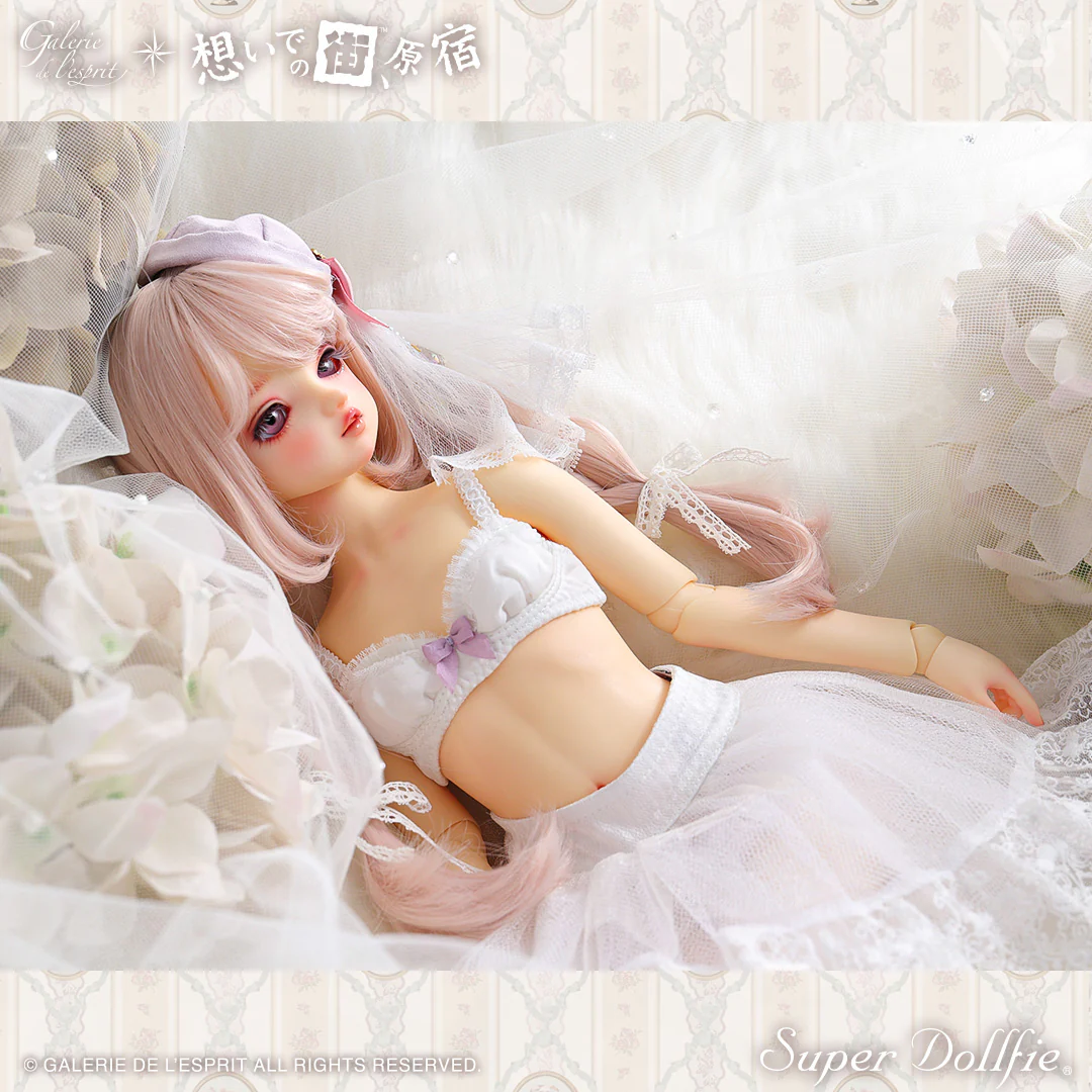 Galerie de l'esprit-Lingerie "Plume de Sucre Violette" - Image 3