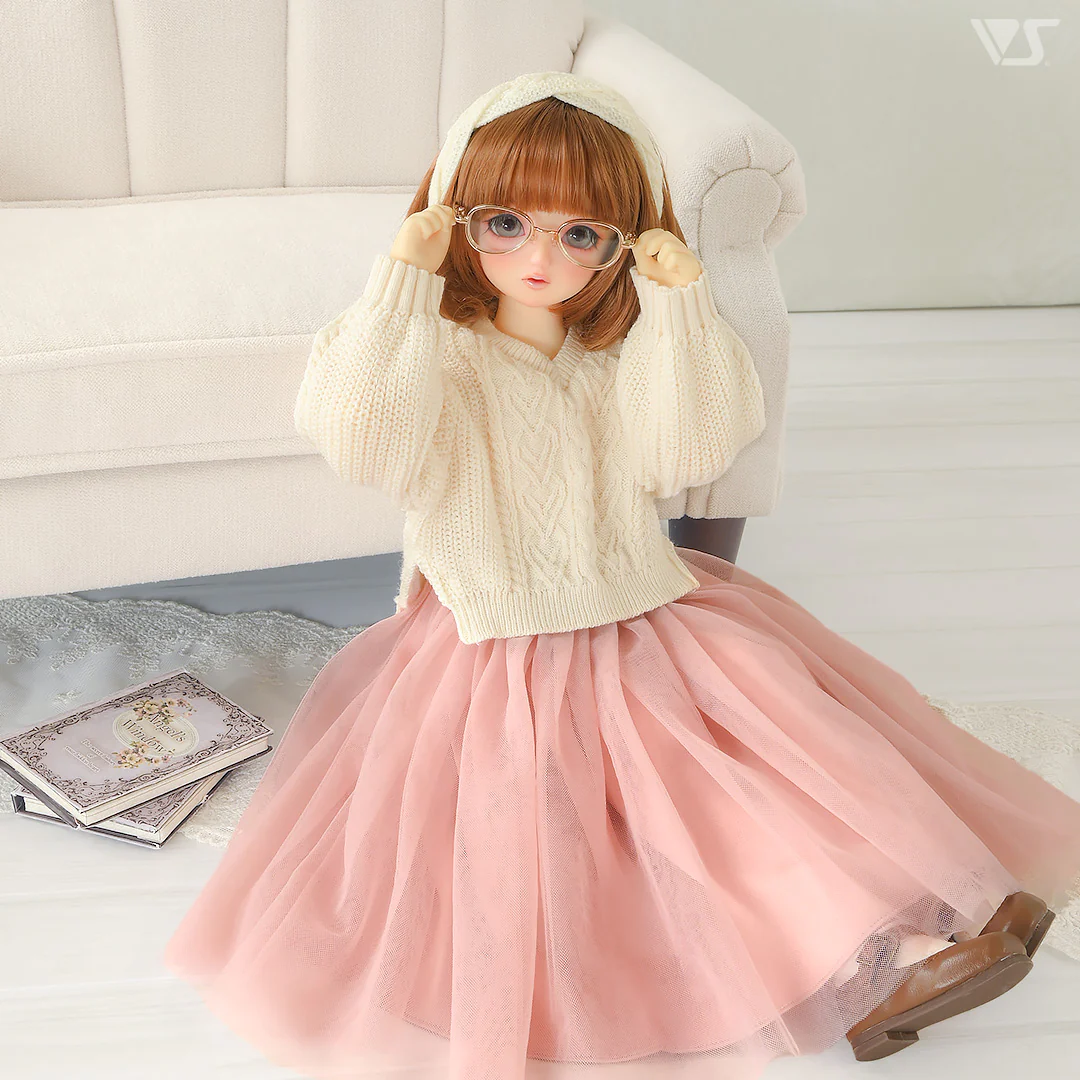 Loose Knit Sweater Set / Mini (Ivory) - Image 4