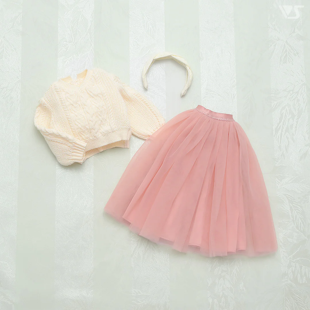 Loose Knit Sweater Set / Mini (Ivory) - Image 8