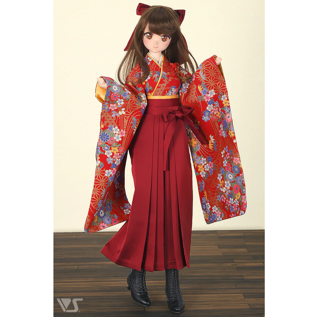 Gorgeous Hakama Set (Red) - Image 2