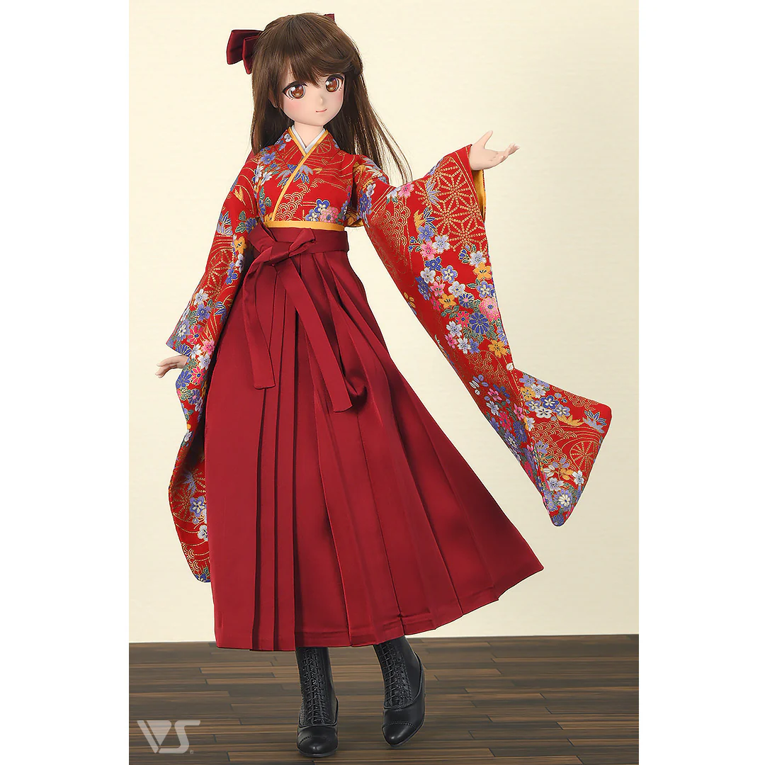Gorgeous Hakama Set (Red) - Image 3