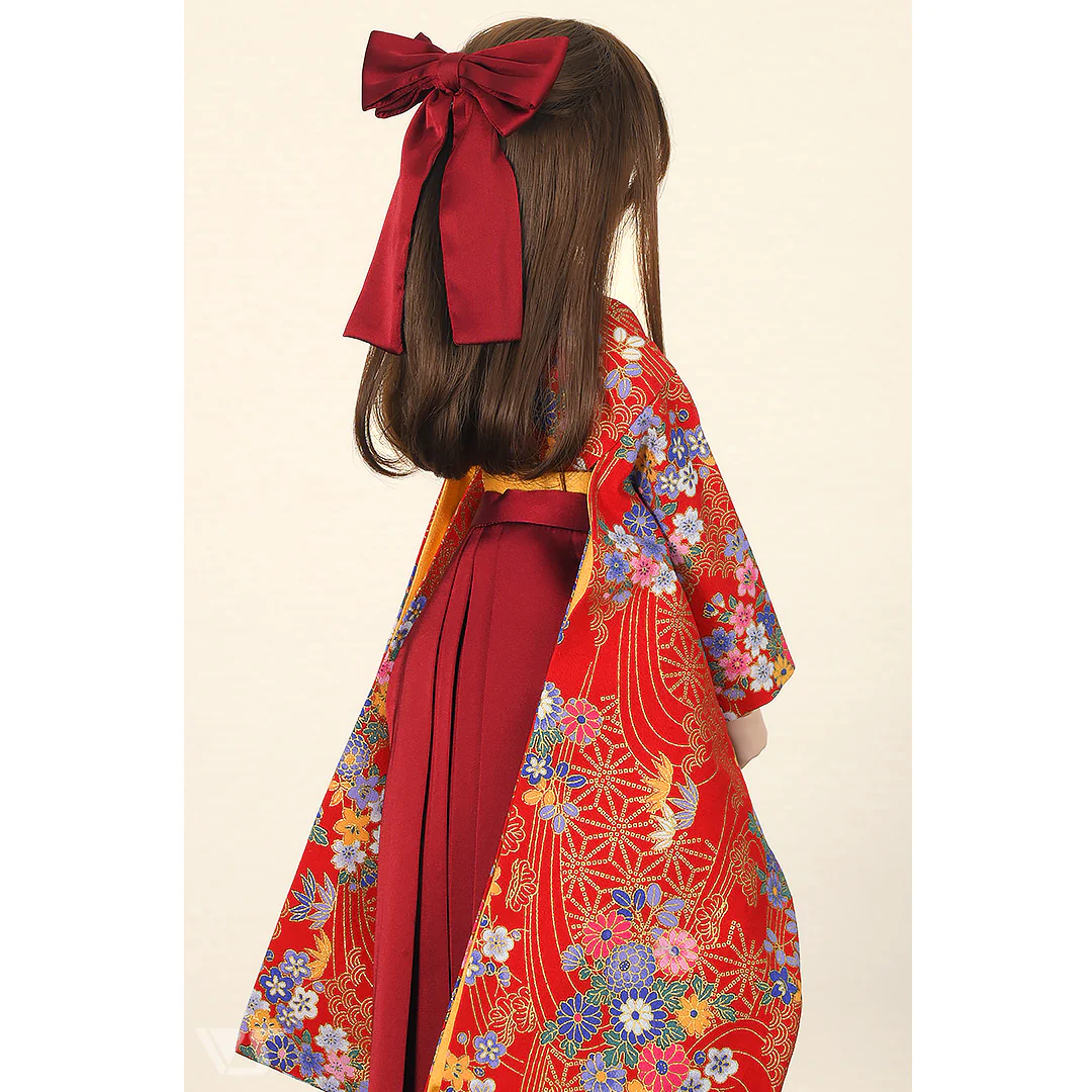 Gorgeous Hakama Set (Red) - Image 4