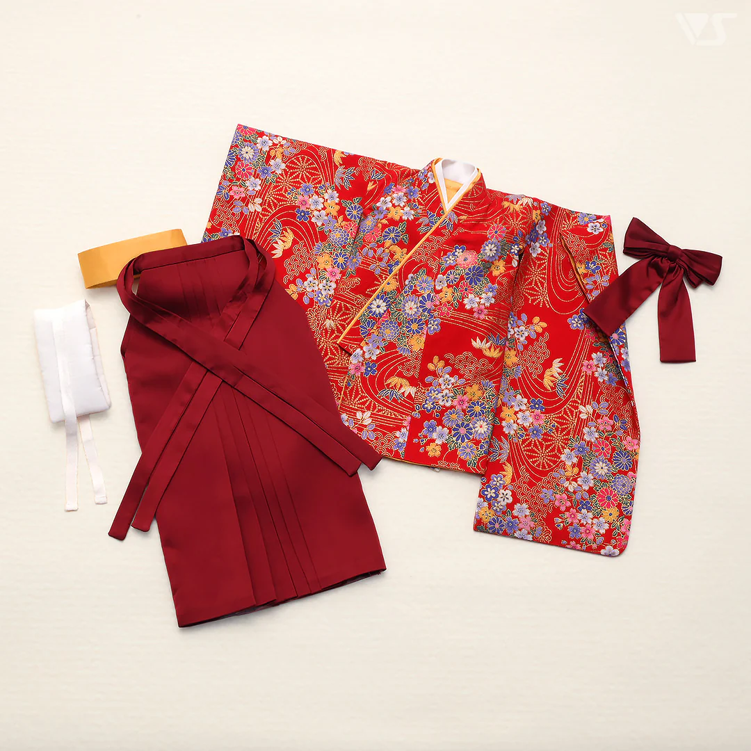 Gorgeous Hakama Set (Red) - Image 6