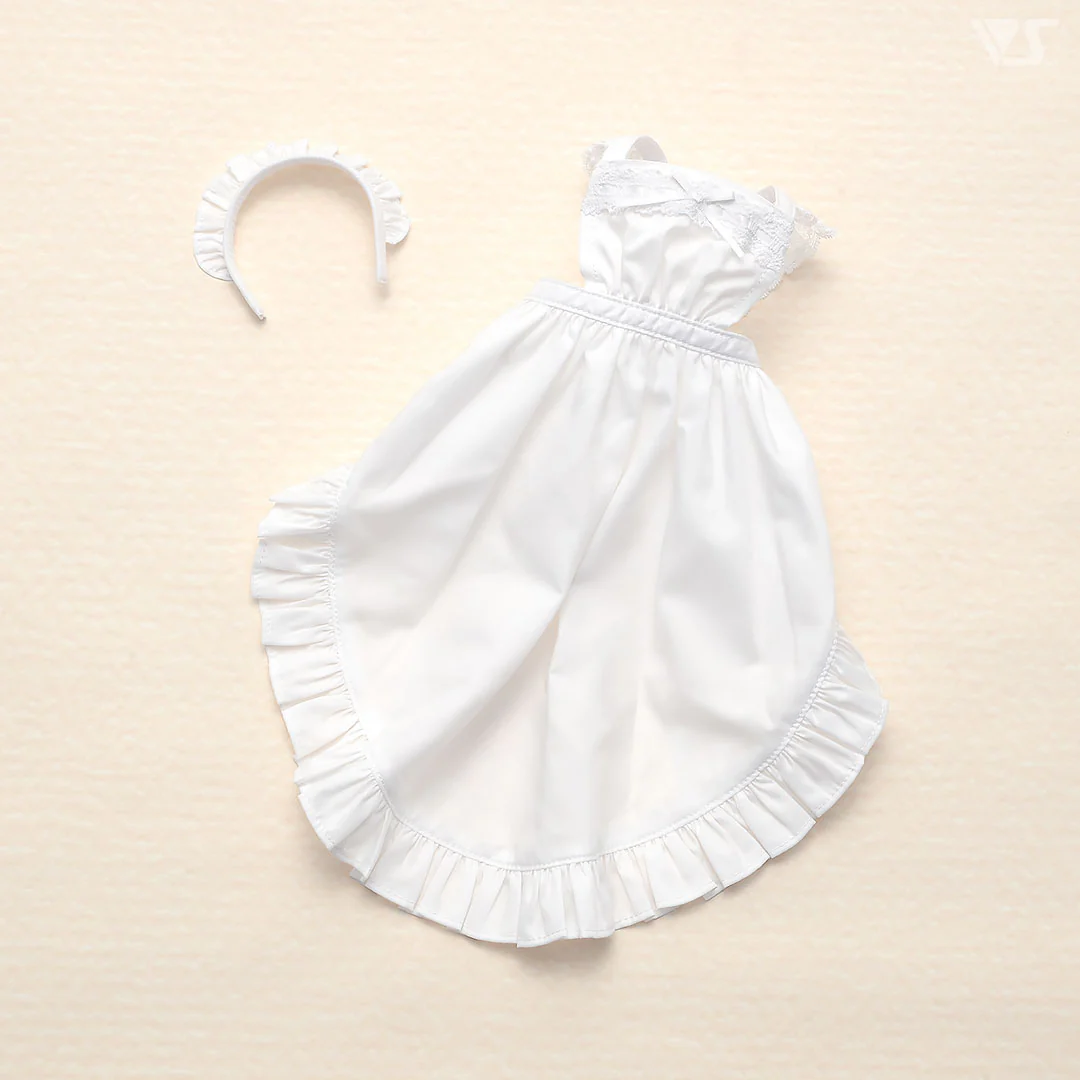 Long Apron Set (White)