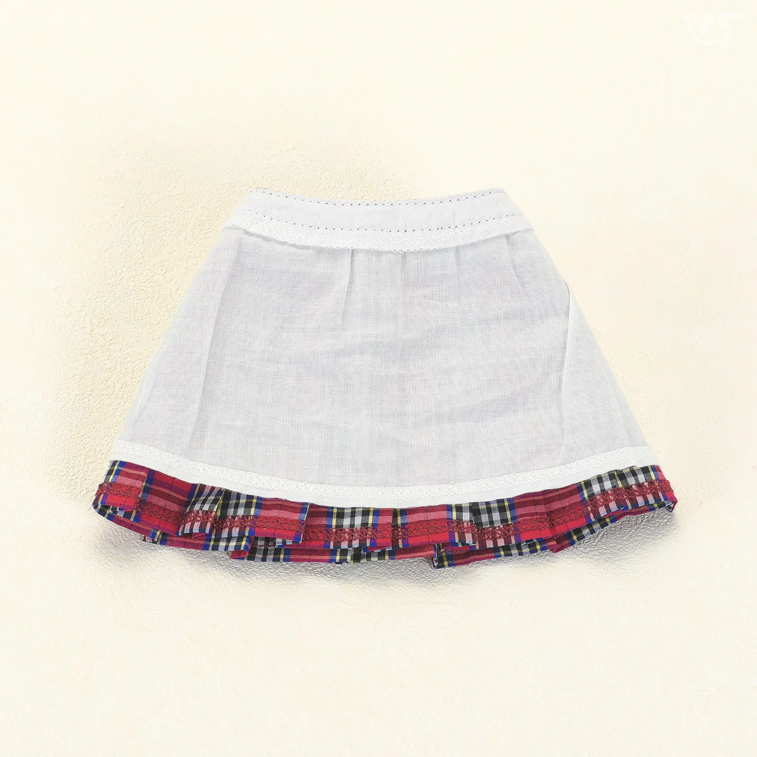 Plaid Skirt (Red / White) - Image 4