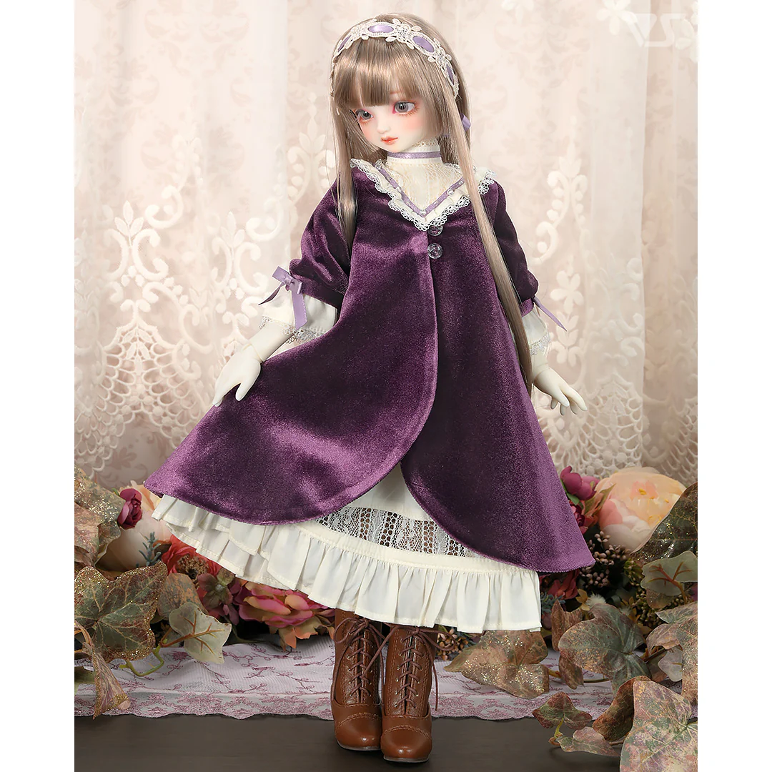 Velour Dress / Mini (Violet) - Image 3
