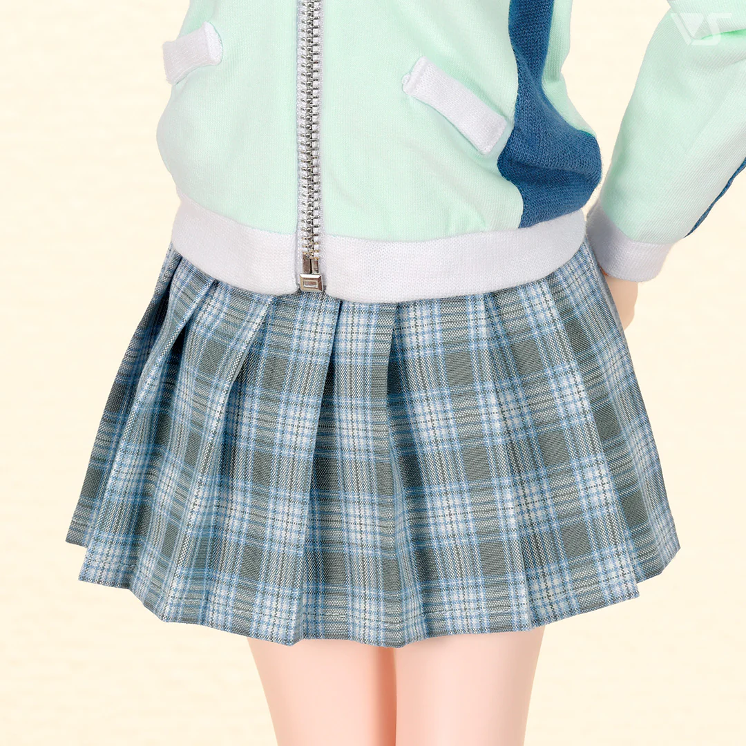 Plaid Skirt (Pale Blue) - Image 3