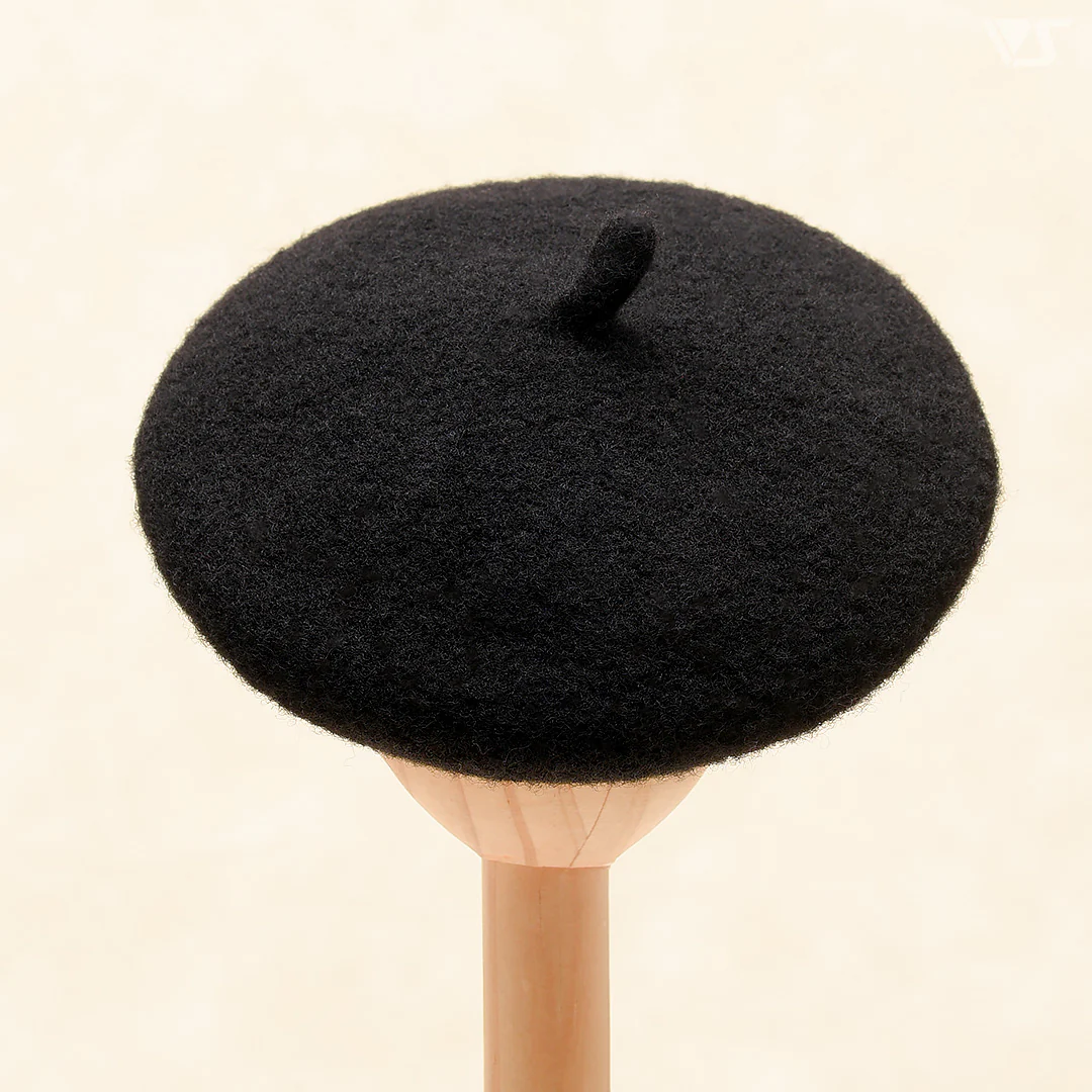 Felt Beret (Black) - Image 3