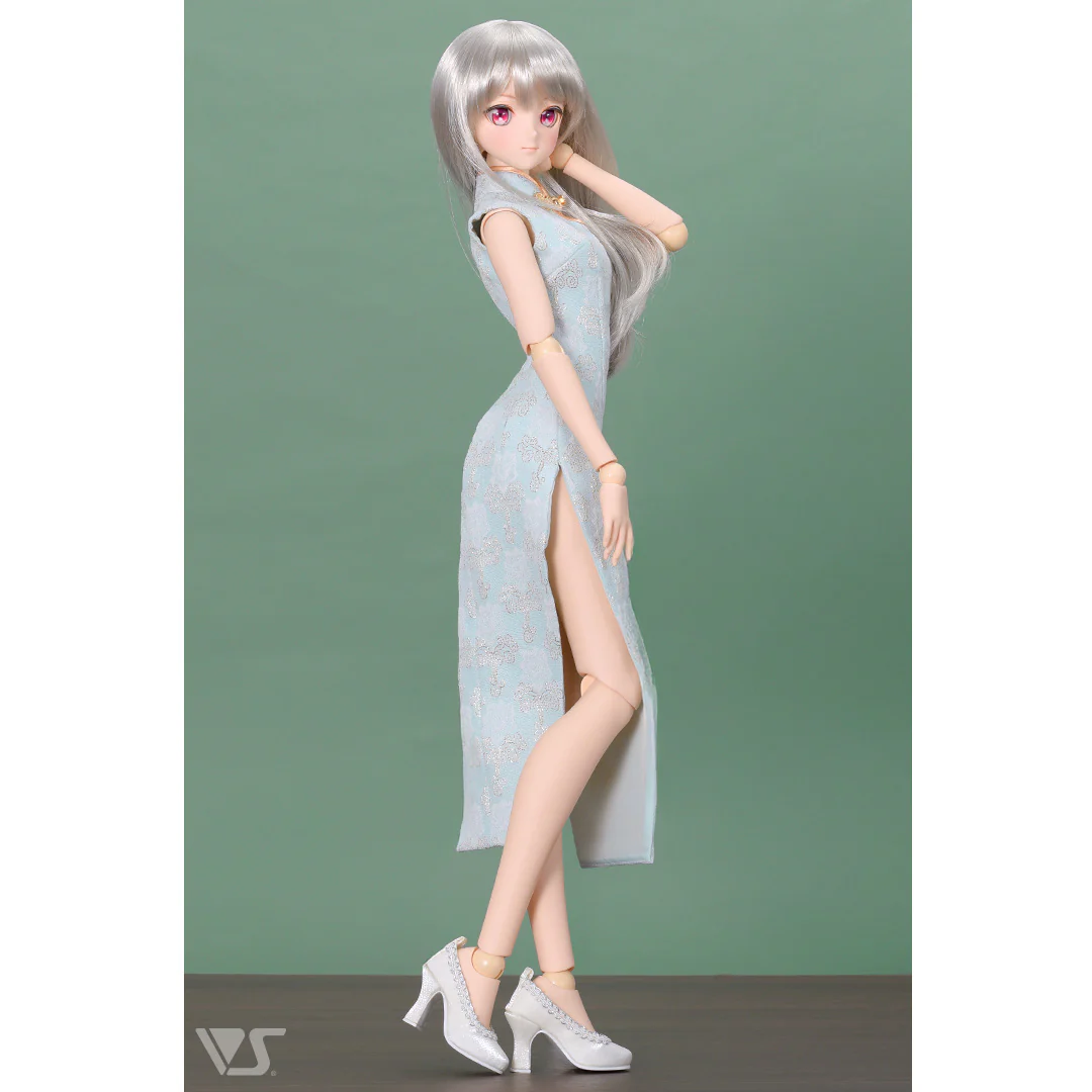 Peppermint Chinoiserie Dress (SS~M Bust) - Image 4
