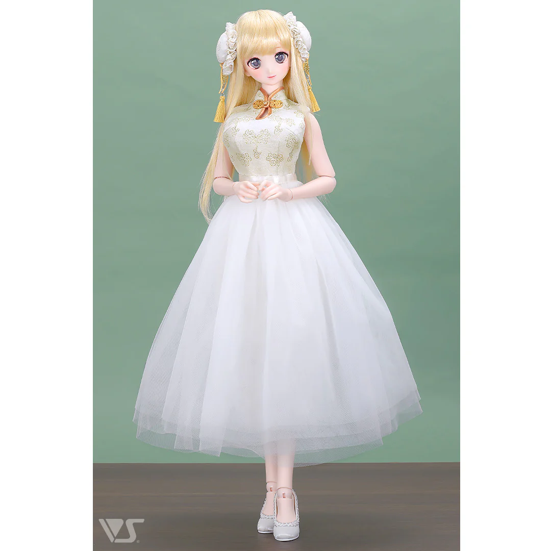 White Peony Chinoiserie Dress (L Bust / DDdy) - Image 2