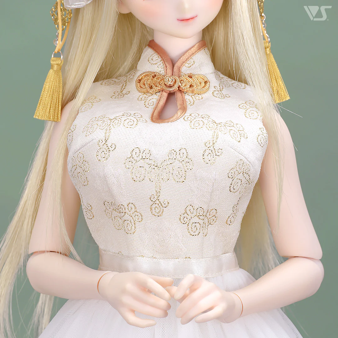 White Peony Chinoiserie Dress (L Bust / DDdy) - Image 5