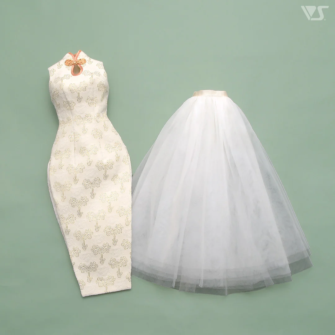 White Peony Chinoiserie Dress (L Bust / DDdy) - Image 7