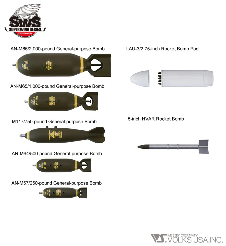 1/32 A-1H U.S. Aircraft Weapons - Image 2