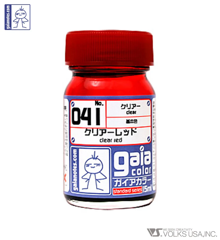 Gaia Clear Color 041 Clear Red