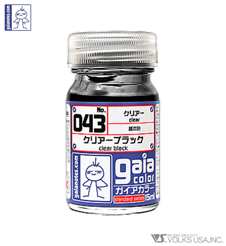 Gaia Clear Color 043 Clear Black