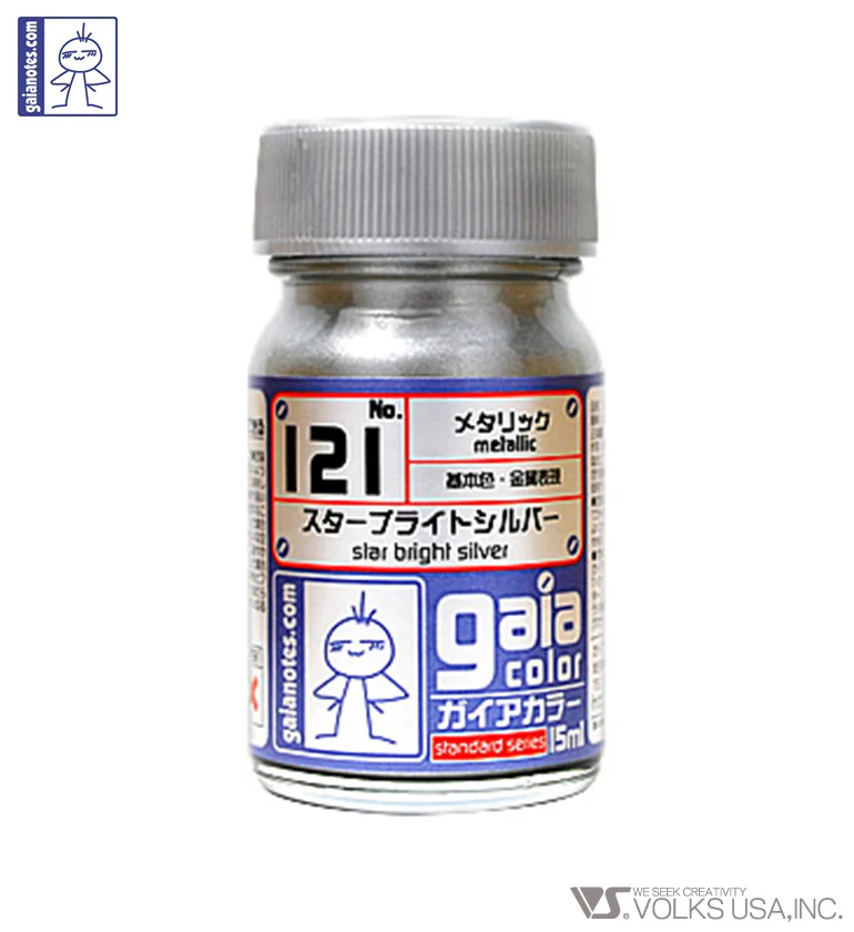 Gaia Metallic Color 121 Star Bright Silver