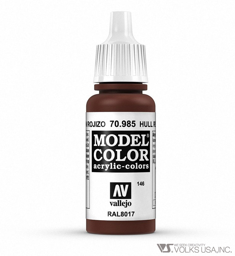 Vallejo Model Color, Hull Red, 17ml 70.985
