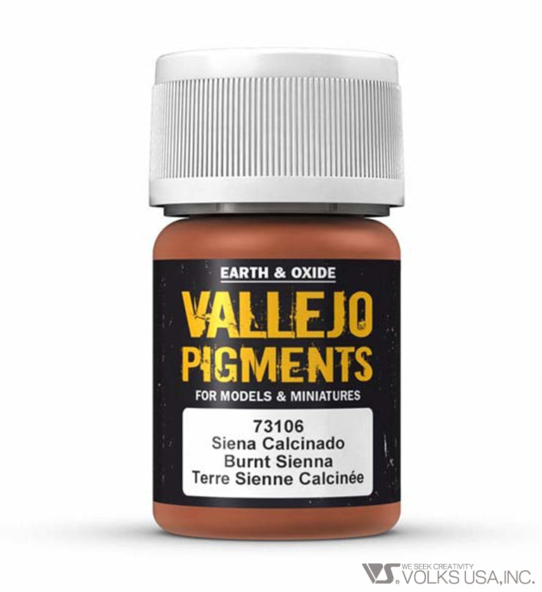 Vallejo Pigments, Burnt Sienna, 35ml 73.106